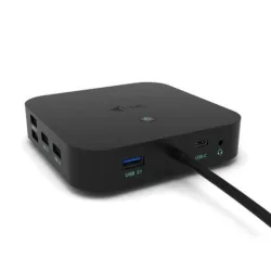 I-tec docking station usb-c dual display con power delivery 100 w black