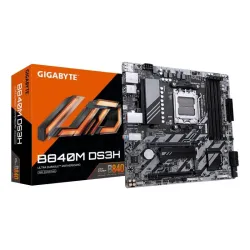 GIGABYTE B840M DS3H Scheda madre - CPU AMD Ryzen 9000, VRM a 8+2+2 fasi, fino a