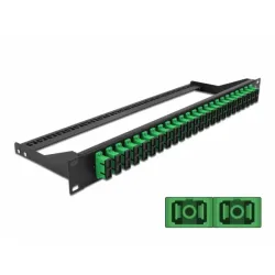 Delock patch panel - rack montierbar - sc duplex sm x 24 - s