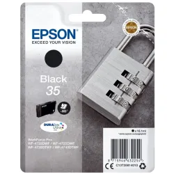 Epson Padlock Singlepack Black 35xl Durabrite Ultra Ink