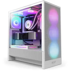 Nzxt h5 flow rgb midi tower bianco