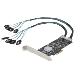 Startech.com scheda sata pci express a 8 porte - adattatore/convertitore pci express gen 2 per ssd/hdd sata 3 con 4 controller