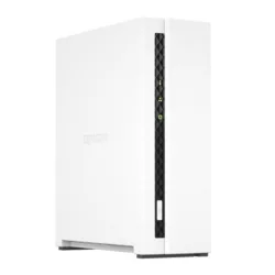 Qnap ts-133 nas chassis tower arm 4c 1.8ghz ram 2gb-1 bay hdd/ssd 2.5/3.5-1xrj-45 white