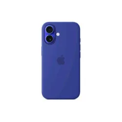Apple iphone 16 silicone case cover magsafe in silicone ultramarine