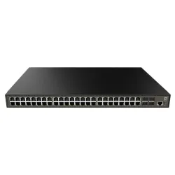 Levelone gel-5271 switch di rete gestito l2+ gigabit ethernet (10/100/1000) 1u nero