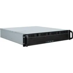 Inter-tech 2u-2404l supporto nero, argento