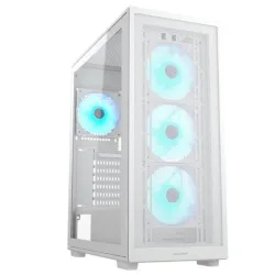 Cougar mx220 rgb (white) - pc case mid tower - ventola rgb 3*120+120mm