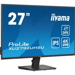 Iiyama prolite xu2792uhsu-b6 monitor pc 68,6 cm (27\) 3840 x 2160 pixel 4k ultra hd led nero