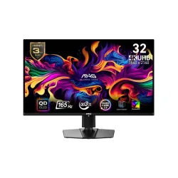 Msi mag 321upde qd-oled monitor pc 80 cm (31.5\) 3840 x 2160 pixel 4k ultra hd nero