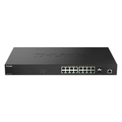 D-link dms-1250-18 switch di rete gestito l2+ 18 porte - 16 x 10/100/1000/2.5g + 2 x 10 gigabit sfp+ desktop