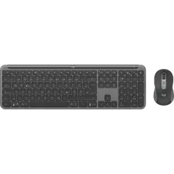 Logitech MK950 Signature Slim tastiera Mouse incluso Ufficio RF senza fili + Blu