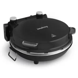 Innoliving forno pizza pietra 350Â° 1200w nero inn-796b