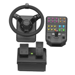 Logitech g heavy equipment bundle nero usb 2.0 sterzo + pedali analogico/digitale pc