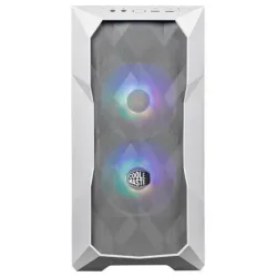 Case masterbox td300 mesh white, 2usb3.2,2xcombo 2.5-3.5,2x2.5,2x120mm sickleflow pwm argb front fans,argb-pwm hub,no psu