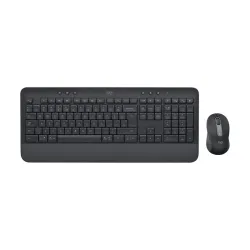 Logitech signature mk650 combo for business tastiera mouse incluso ufficio bluetooth qwertz ceco, slovacco grafite