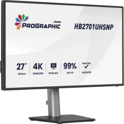 Iiyama prographic hb2701uhsnp-b1 monitor pc 68,6 cm (27\) 3840 x 2160 pixel 4k ultra hd lcd nero