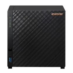 Nas asustor as1204t x 4 hdd 3.5sata3 6gb/s -no hd- quad core 1.7ghz-1gb ddr4 (no espandibile) 1p 2.5glan-3p usb3.2