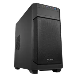 Sharkoon v1000 case mini-itx micro-atx audio in-out 1x120mm fan front 1x120mm fan rear