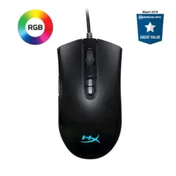Hyperx pulsefire core mouse gaming usb rgb sensore ottico pixart 3327 6.200 dpi