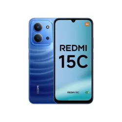Smartphone redmi 15c 4+128gb midnight blue nero 4g dual sim
