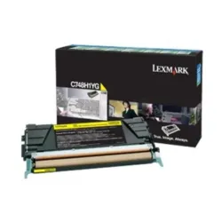 Lexmark c748h3yg cartuccia toner 1 pz originale giallo