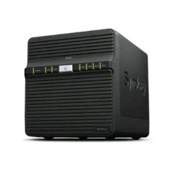 Synology ds423 nas chassis tower realtek rtd1619b-ram 2gb-4 bay hdd/ssd 2.5/3.5-2porte lan rj-45 10/100/1000/10000 mbps black