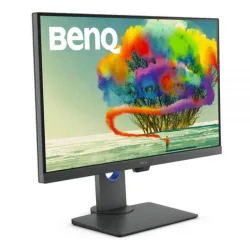 Benq pd2705q 27 led quad hd formato 16:9 contrasto 1.000:1 1xhdmi 1xdisplay port 4xusb colore grigio garanzia italia