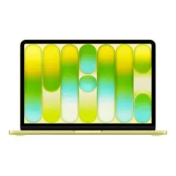 Macbook neo 13 : chip apple a18 pro con cpu 6-core e gpu 5-core 8gb 256gb ssd - giallo agrume