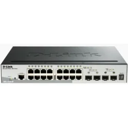 dgs-1510-20 switch gestito l3 16 x 10/100/1000 + 2 x gigabit sfp + 2 x 10 gigabit sfp+