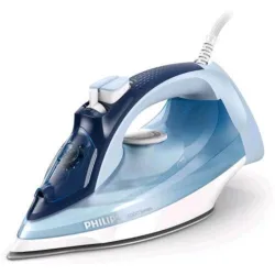 Philips dst5030/20 ferro da stiro a vapore 2400w piastra steamglide antigraffio capacita` sebatoio 320 ml regolazione del vapore blu