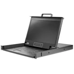 Startech.com console kvm per armadio rack - monitor lcd 17\ - kvm switch vga - cassetto kvm montabile a rack 1u completo con
