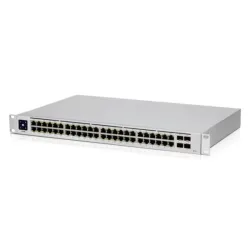 Ubiquiti unifi usw-48-poe-eu switch di rete gestito gigabit ethernet (10/100/1000) supporto power over ethernet (poe) argento
