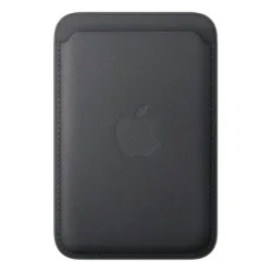 Apple portafoglio magsafe in tessuto finewoven per iphone/carte di credito nero
