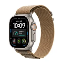 Apple watch ultra 4 2026 gps + cellular 5g cassa 49mm in titanio naturale con alpine loop duna l