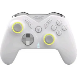 Dragonshock nebula pro controllore wireless compatibile con nintendo switch - switch lite - switch oled - ps3 - pc - android bianco