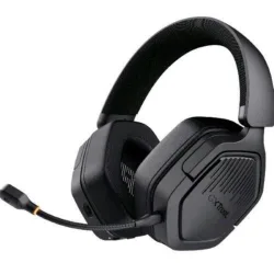 Trust gxt493 carus cuffia con microfone wireless doppia connessione bletooth + 2,4ghz nero
