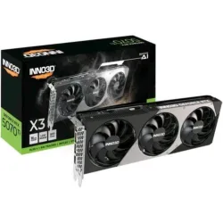 Inno3d nvidia geforce rtx 5070 ti x3 16gb gddr7 ai dlss4 256bit pcie 5.0 triple fan 1 x hdmi 3 x displayport
