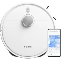 Xiaomi robot vacuum s40 pro robot aspirapolvere intelligente e mocio, spazzole laterali autoestensibili, aspirazione 15.000 pa wi-fi gestito tramite app bianco