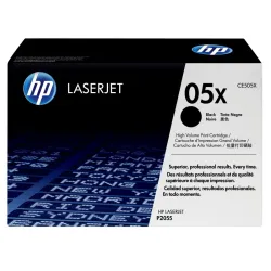 Cartuccia toner nero ad alta resa originale HP CE505X (05X) - sigillata in fabbrica