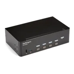 Startech.com switch kvm a 4 porte hdmi - 4k 30hz - doppio display