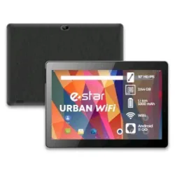 Estar urban 1021w tab 10.1 64gb ram 2gb wi-fi android 11 go edition black