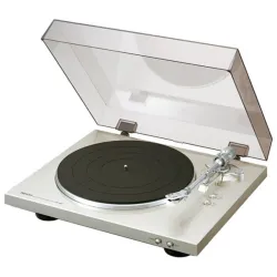 Denon dp-300f vollautomatischer plattenspieler, premium silber