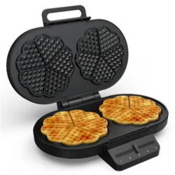 Piastra waffle a forma di cuore