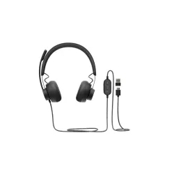 Logitech 981-000870 cuffia e auricolare cablato a padiglione musica e chiamate usb tipo-c grafite