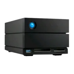 Lacie 2big dock stlg32000400 array unita` disco rigido 32 tb 2 alloggiamenti (sata-600) - hdd 2 x 16 tb thunderbolt 3, usb 3.2 gen 2 (esterna) nero