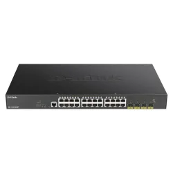 D-link dgs-1250-28xmp switch di rete gestito l3 24 x 10/100/1000 (poe) + 4 x 10 gigabit sfp+ poe (370 w)