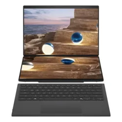 Asus zenbook duo ux8407aa-sn101w copilot+ pc 14 oled 3k touch screen intel core ultra 9 386h ram 32gb-ssd 1tb nvme-intel graphics-wi-fi 7-win 11 home grigio (90nb16v1-m00lj0)
