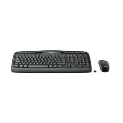 Logitech wireless combo mk330 tastiera mouse incluso usb qwertz tedesco nero