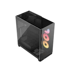 Corsair frame 4500x lx-r rgb icue link case midi tower vetro temperato no-power mini-itx/matx/atx/e-atx