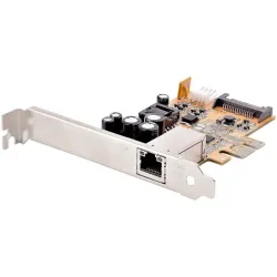 Startech.com scheda di rete pci express x1 a 1 porta, scheda ethernet pcie con rj45, interfaccia di rete da 2.5 gb nic poe